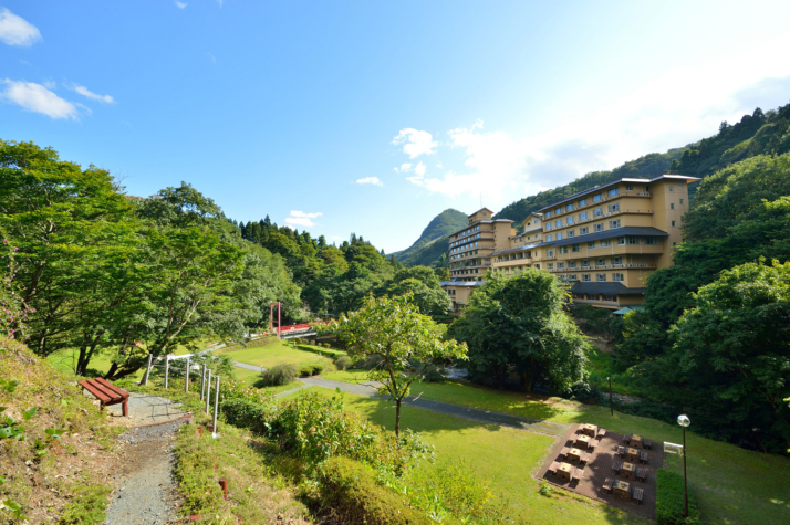 愛隣館庭園からの景色