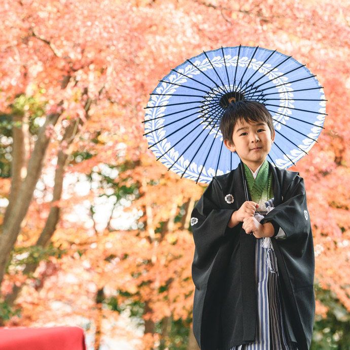 芦屋神社における紅葉のシーズン