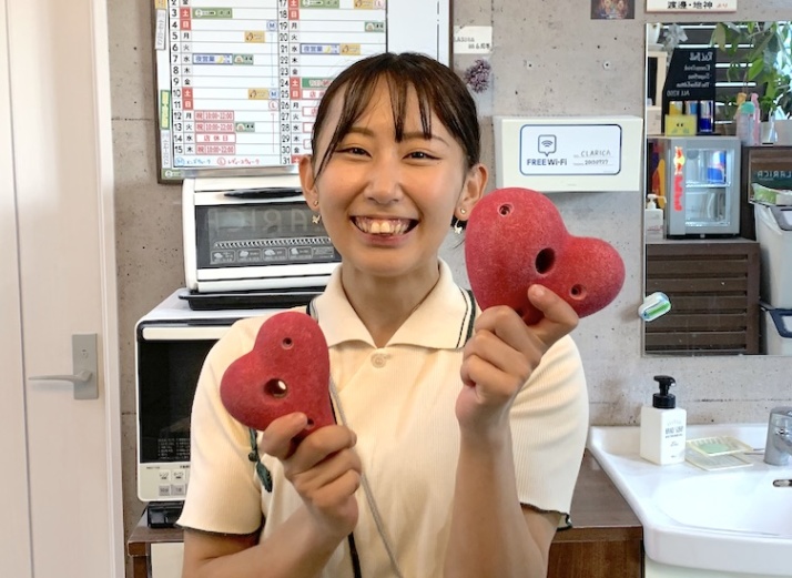 クライミングスペースBOLDの店長を務める中村愛里さん