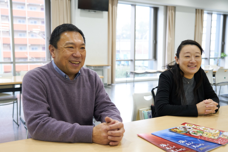 日本大学豊山中学校・高等学校の田中先生、上沢先生