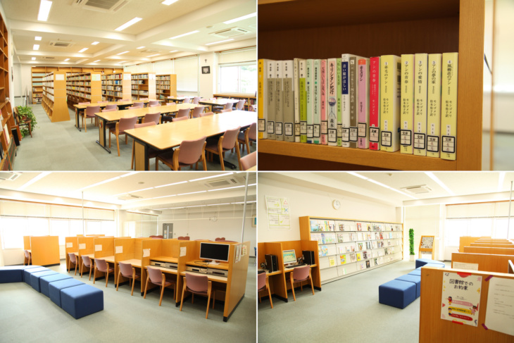 「田園調布雙葉中学高等学校」の図書室風景