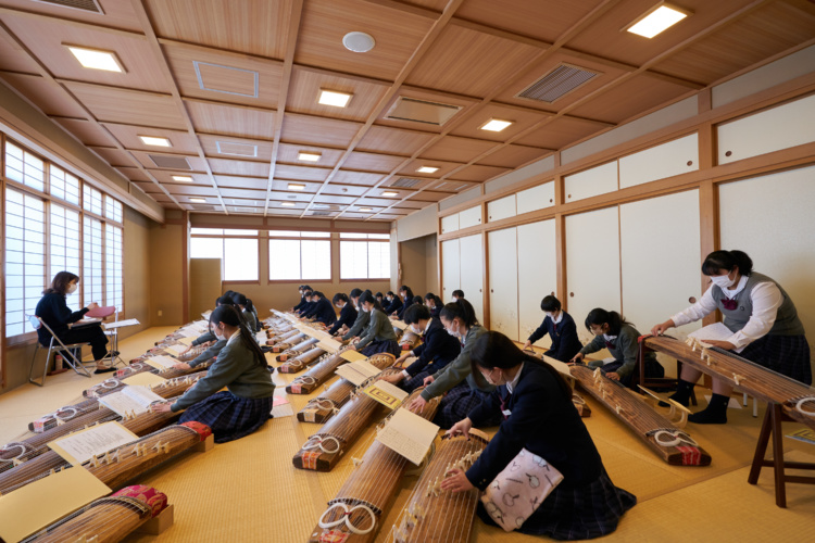 江戸川女子中学校・高等学校の和室の様子