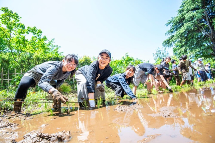 「千葉明徳中学校・高等学校」の自然フィールド