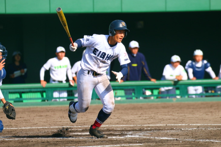 盈進中学高等学校の高校野球出場風景