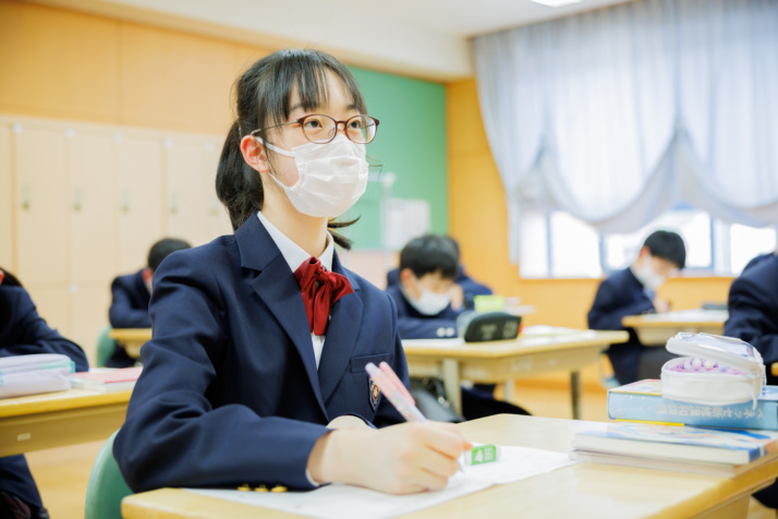 福島成蹊中学校・高等学校の授業風景