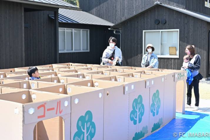 FC今治の子ども向けイベントの様子