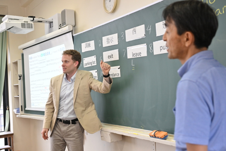 福岡女学院中高の英語の授業風景