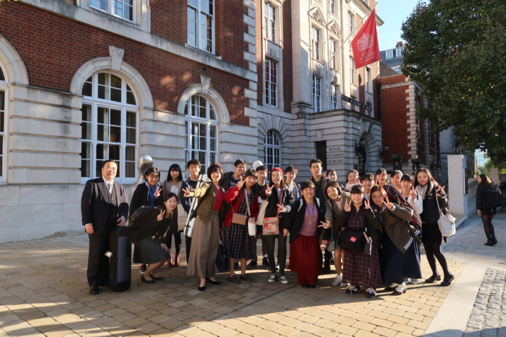 東京藝術大学音楽学部附属音楽高等学校の英国研修「Royal Academy of Music」前