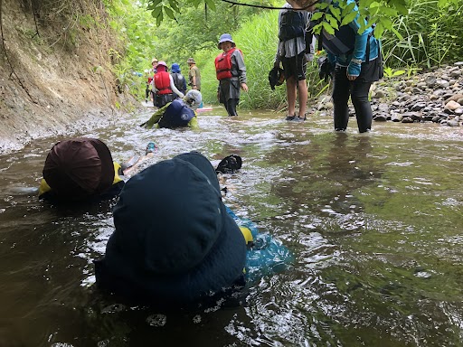 グリーン・ヒルズの河川学習