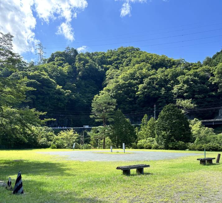 緑と太陽の丘キャンプ場の芝生エリア