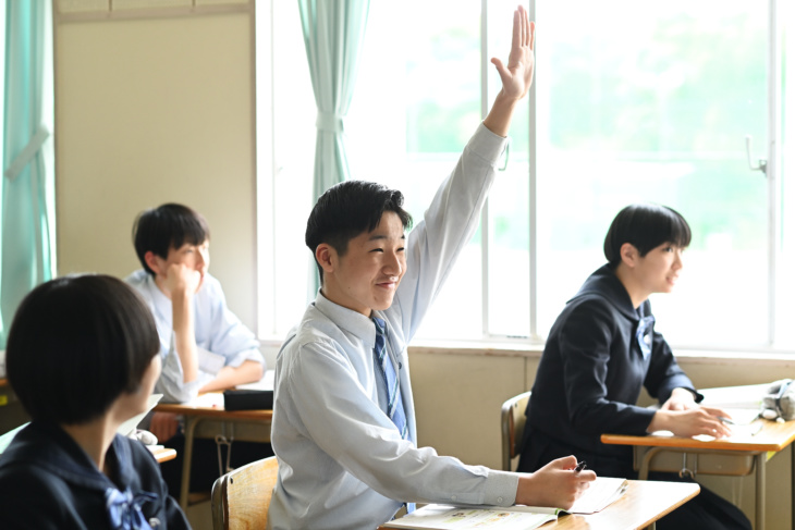 浜松学院中学校・高等学校の授業中の様子