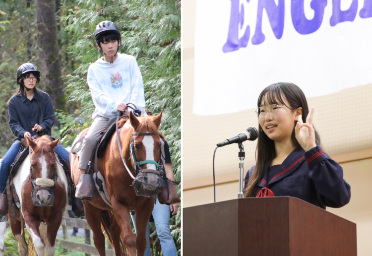 横浜隼人中学・高等学校の生徒たち