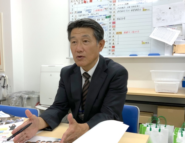 比叡山中学校・高等学校の竹川副校長