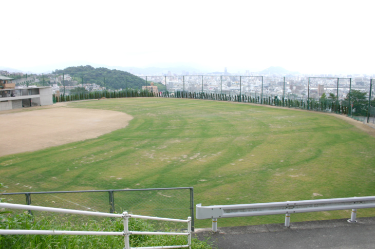 広島学院中学校・高等学校のグラウンド