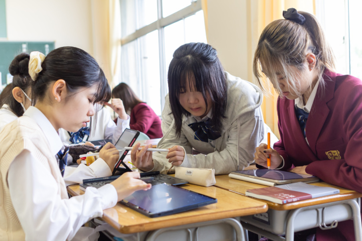 星の杜中学校・高等学校の授業風景