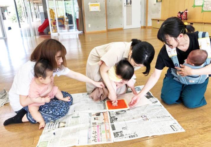 「東郷町立 兵庫児童館」で開催されるイベントの一コマ