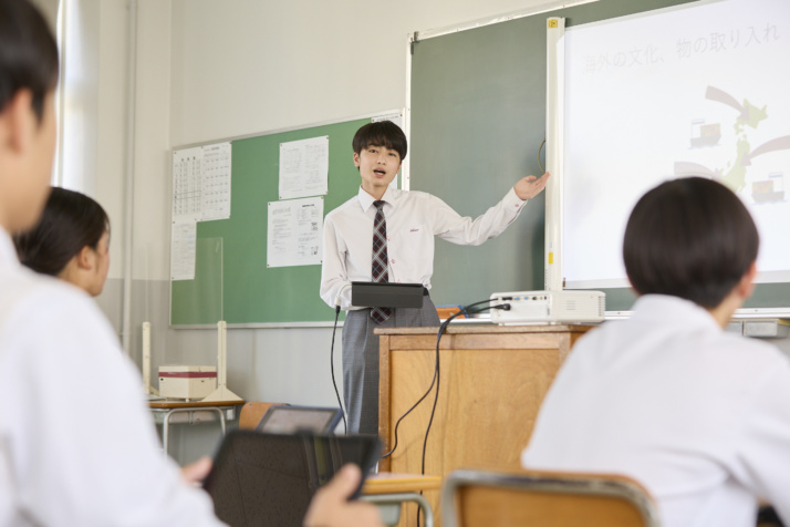 名古屋経済大学市邨中学校・高等学校の授業風景