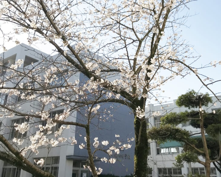 池田中学校・高等学校の校舎外観