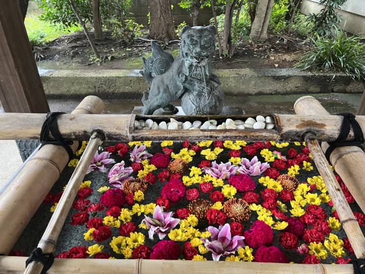 居木神社の手水舎