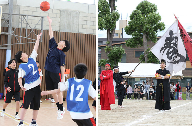 岩田中学校・高等学校のクラスマッチと応援団