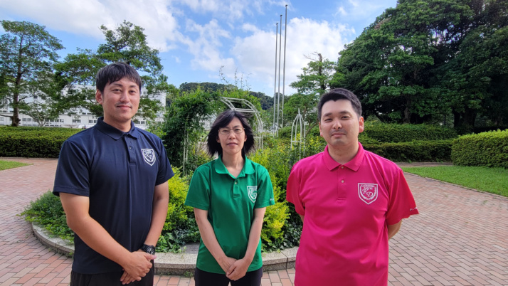 インタビューに応じてくださった鹿児島第一中学校・高等学校の先生方