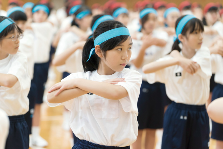 十文字中学・高等学校の自彊術体操