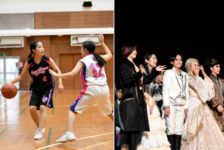 日本女子大学附属中学校・高等学校のクラブ活動風景