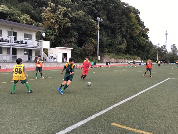 芝浦工業大学柏中学校サッカー部の練習風景