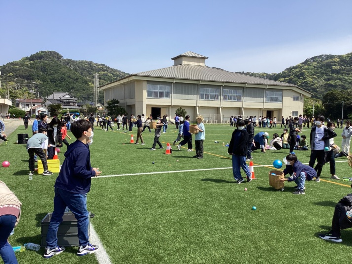 関東学院中学校・高等学校の中学1年生が参加する修養会の様子