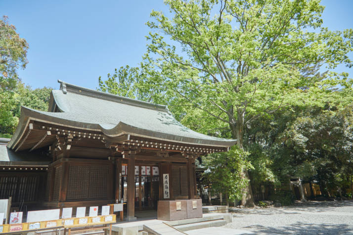 川越氷川神社の境内