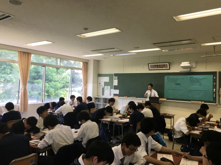 京華中学・高等学校の授業の様子