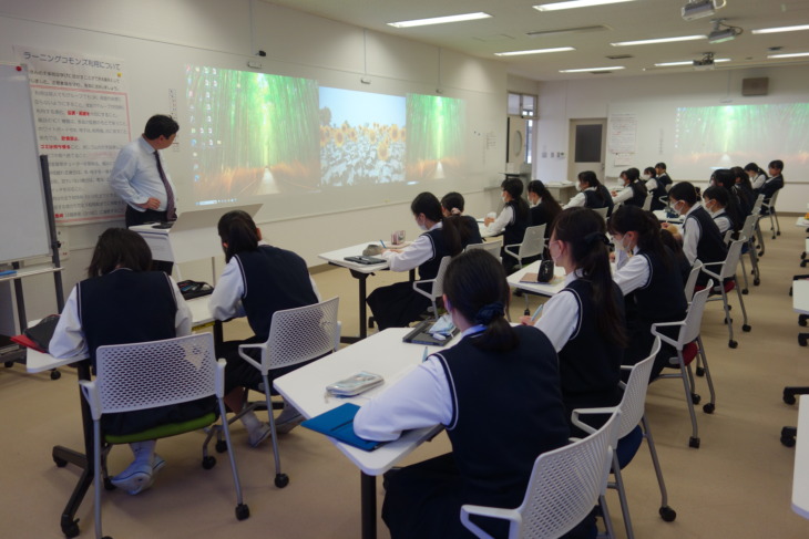 親和中学校・親和女子高等学校の探究の授業の様子