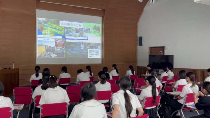 親和中学校・親和女子高等学校の夏の京都研修の様子