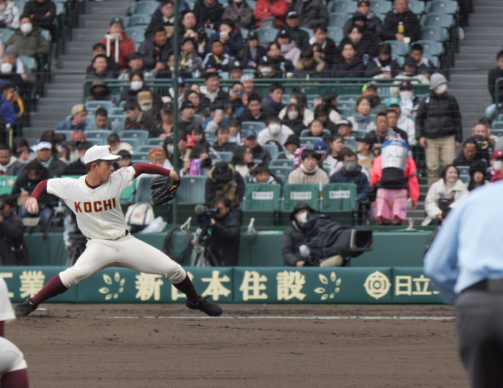 高知高等学校の野球部の様子