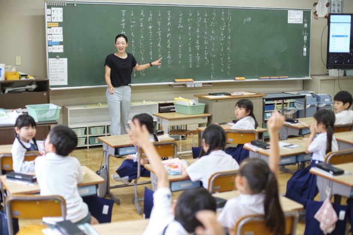 晃華学園小学校の授業風景