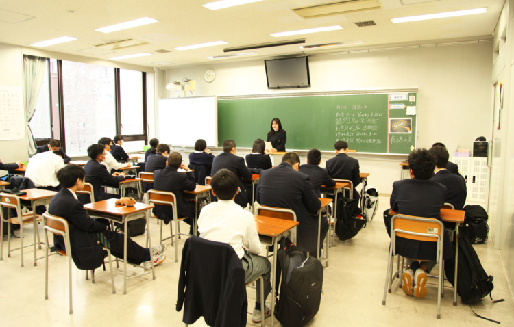 国士舘中学校の授業風景