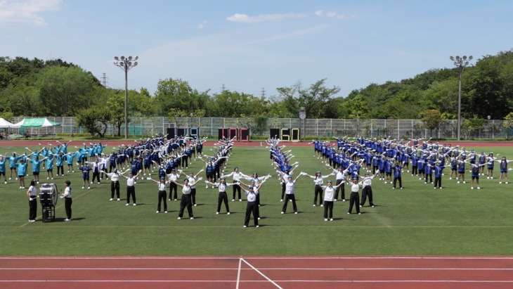 駒沢学園女子中学・高等学校の体育祭の様子