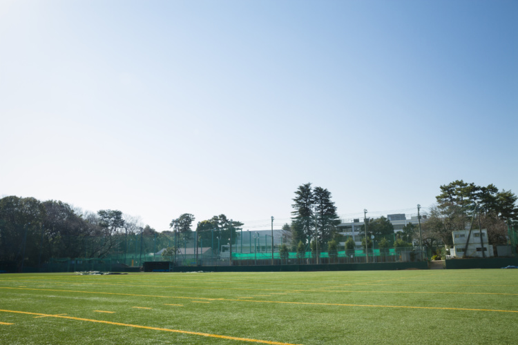 佼成学園中学校・高等学校のグラウンド