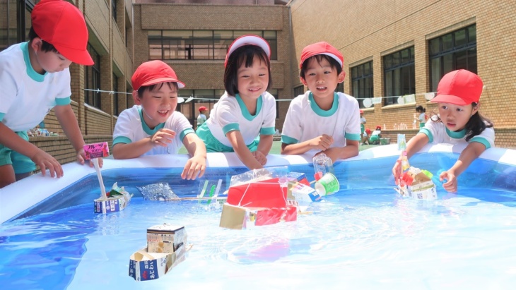 甲子園学院小学校の生活科の授業の様子