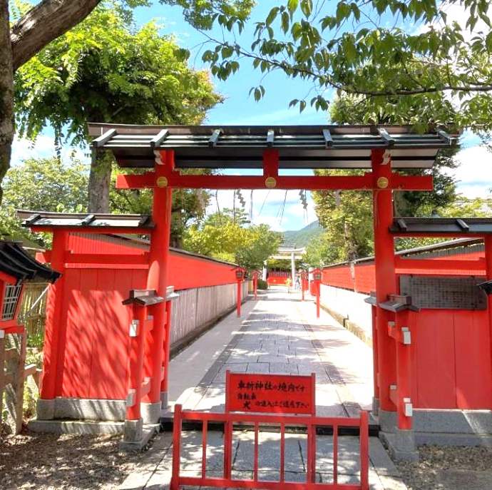 車折神社の表参道