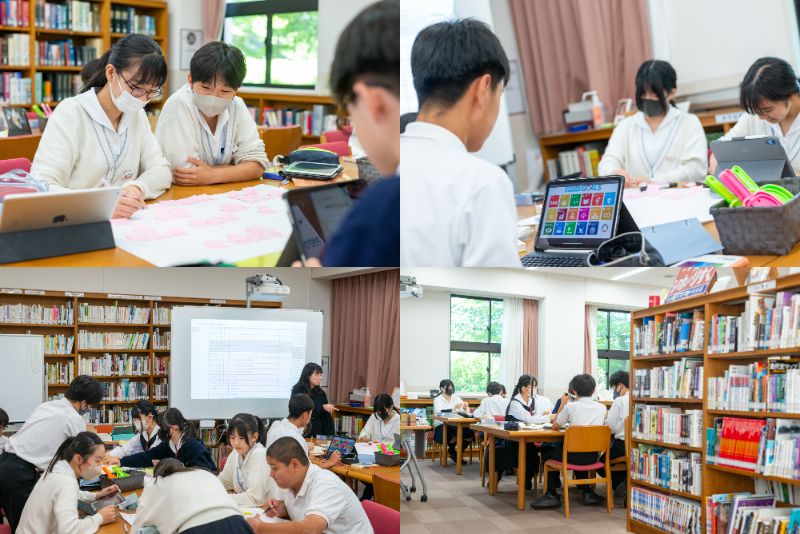 関西学院中学部・高等部の「読書科」の授業風景