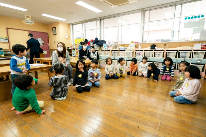 まこと保育園の幼児クラスの様子