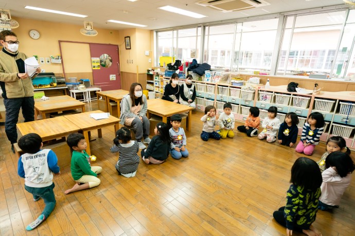 まこと保育園の子どもたちの様子