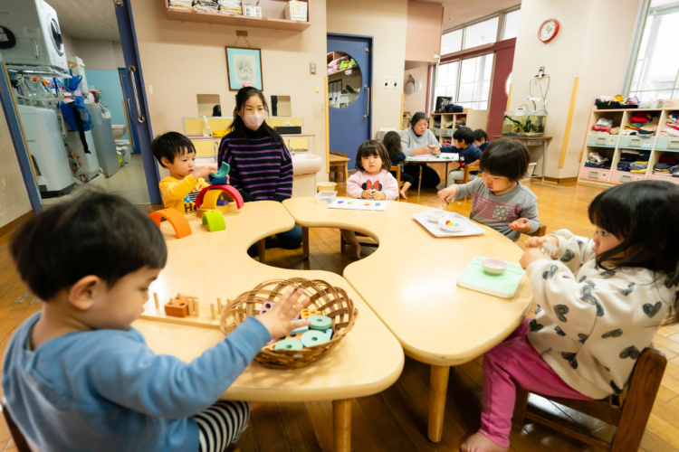 まこと保育園の子どもたちの様子