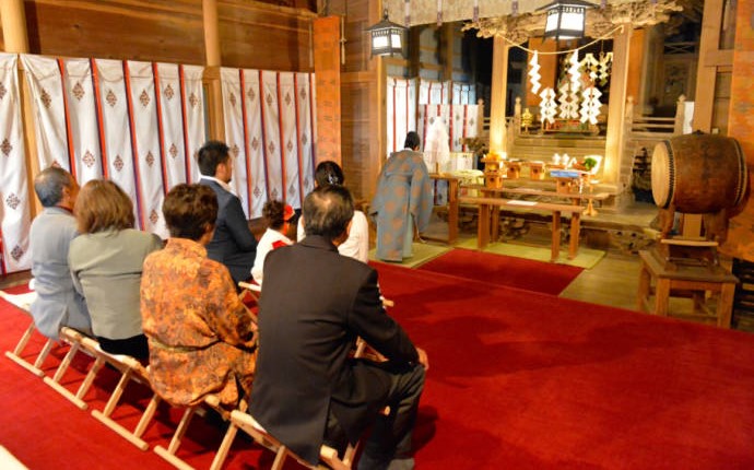 栃木県小山市の間々田八幡宮の七五三詣