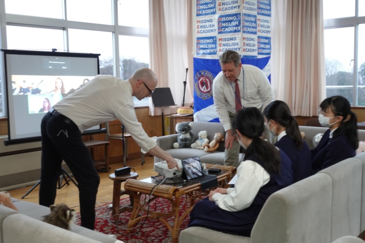 「聖園女学院中学校・高等学校」のグローバルフレンズ風景