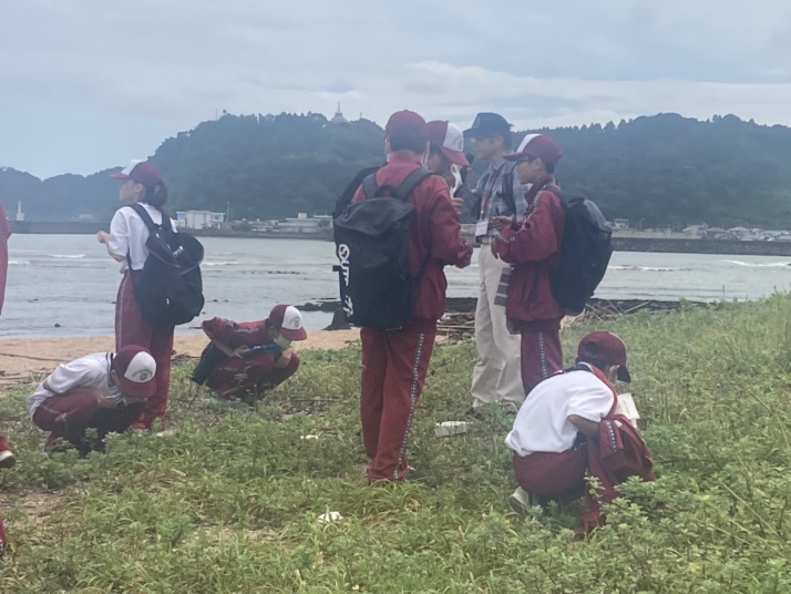 宮崎県立宮崎西高等学校附属中学校の青島研修