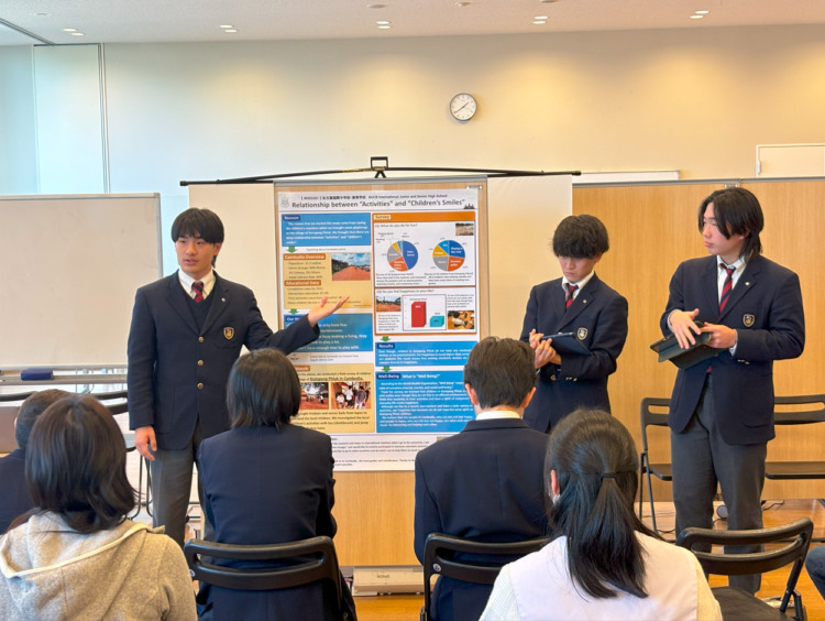 名古屋国際中学校・高等学校の授業の様子