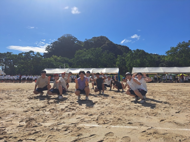 日南学園中学校・高等学校の文化祭の体育祭