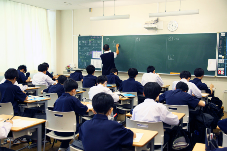 日本学園中学校・高等学校の授業風景